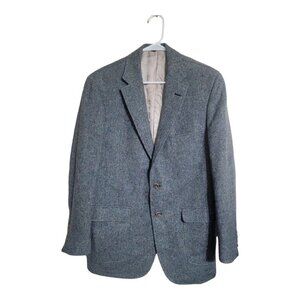 BEN SILVER Jacket Mens 42R Multi TWEED Herringbone Blazer Sport Coat Heavy Wool